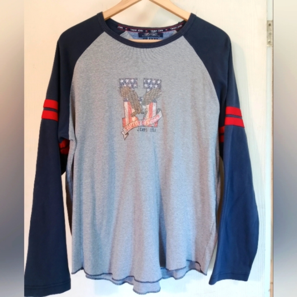 Tommy‎ Jeans Long Sleeve Pullover Sz Large